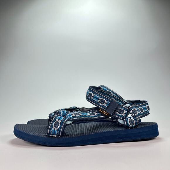 Teva Original Universal Dark Blue Outdoor Hook & Loop Sandal 1003987 Womens Sz 6 - Picture 4 of 9
